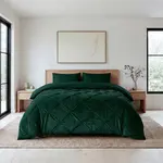 Sleeptime Lazy Velvet Pintuck Groen