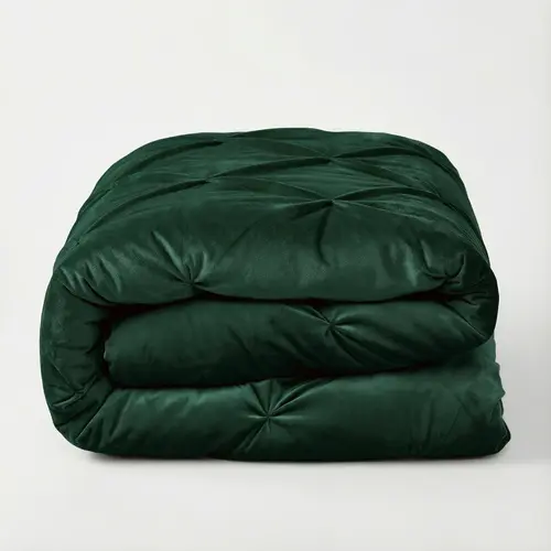 Sleeptime Lazy Velvet Pintuck Groen