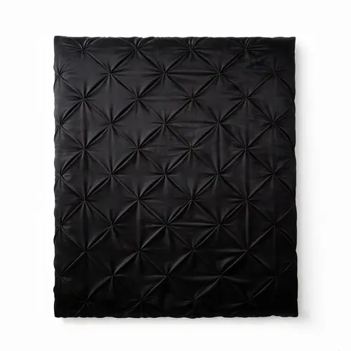 Sleeptime Lazy Velvet Pintuck Zwart
