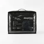 Sleeptime Lazy Velvet Pintuck Zwart