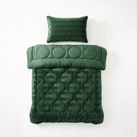Sleeptime Lazy Dekbed Hotel Velvet Donker Groen