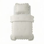 Sleeptime Lazy Dekbed Ruffles Gebroken Wit