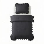 Sleeptime Lazy Dekbed Ruffles Antraciet