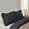 Sleeptime Lazy Ruffles Kussenslopen 2pack Antraciet 60 x 70