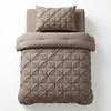 Sleeptime Lazy Dekbed Pintuck Taupe