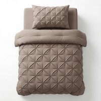 Sleeptime Lazy Dekbed Pintuck Taupe