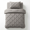 Sleeptime Lazy Dekbed Pintuck Taupe/Grijs