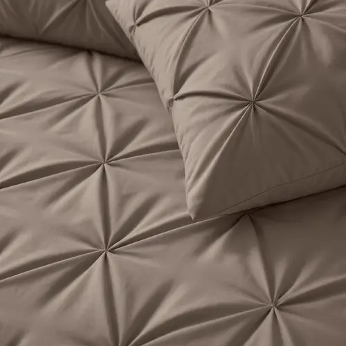 Sleeptime Lazy Pintuck Kussenslopen 2Pack Taupe 60 x 70