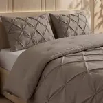 Sleeptime Lazy Dekbed Pintuck Taupe