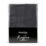 Sleeptime Lazy Ruffles Kussenslopen 2pack Antraciet 60 x 70