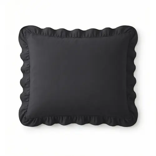 Sleeptime Lazy Ruffles Kussenslopen 2pack Antraciet 60 x 70