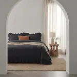 Sleeptime Lazy Dekbed Ruffles Antraciet