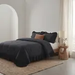 Sleeptime Lazy Dekbed Ruffles Antraciet