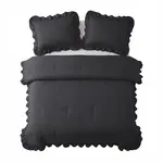 Sleeptime Lazy Dekbed Ruffles Antraciet