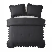 Sleeptime Lazy Dekbed Ruffles Antraciet