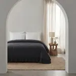 Sleeptime Lazy Dekbed Ruffles Antraciet