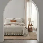 Sleeptime Lazy Dekbed Ruffles Taupe/Grijs