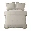 Sleeptime Lazy Dekbed Ruffles Taupe/Grijs