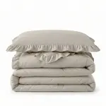 Sleeptime Lazy Dekbed Ruffles Taupe/Grijs