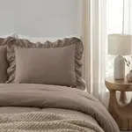 Sleeptime Lazy Ruffles Kussenslopen 2pack Taupe 60 x 70