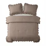 Sleeptime Lazy Dekbed Ruffles Taupe