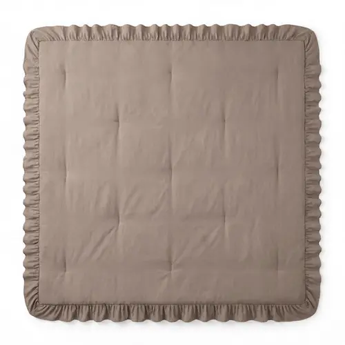 Sleeptime Lazy Dekbed Ruffles Taupe