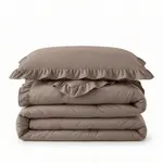 Sleeptime Lazy Dekbed Ruffles Taupe