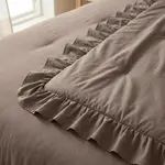 Sleeptime Lazy Dekbed Ruffles Taupe
