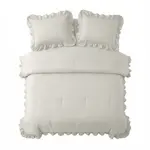 Sleeptime Lazy Dekbed Ruffles Gebroken Wit