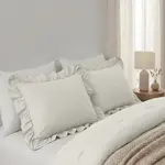 Sleeptime Lazy Dekbed Ruffles Gebroken Wit