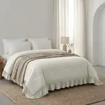 Sleeptime Lazy Dekbed Ruffles Gebroken Wit