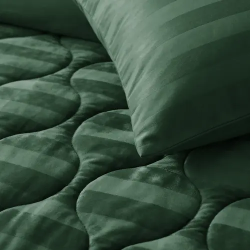 Sleeptime Lazy Dekbed Hotel Velvet Donker Groen