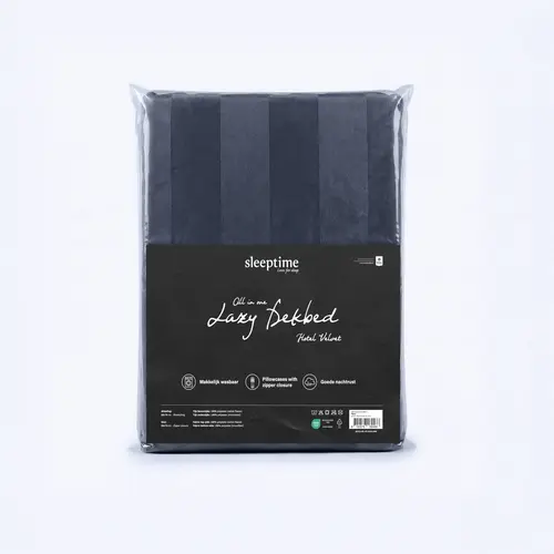 Sleeptime Hotel Velvet 2pack Slopen Navy 60 x 70