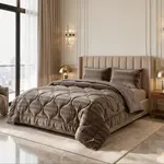 Sleeptime Lazy Dekbed Hotel Velvet Taupe