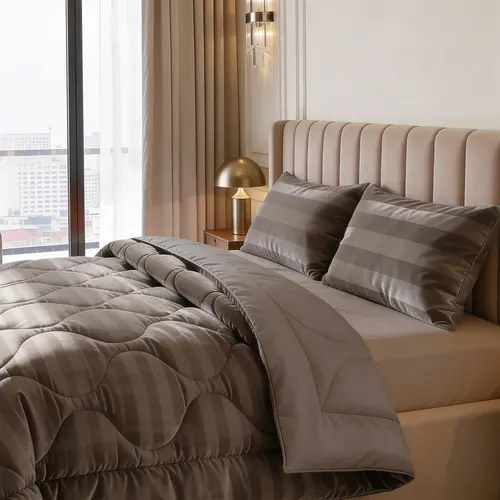 Sleeptime Lazy Dekbed Hotel Velvet Taupe