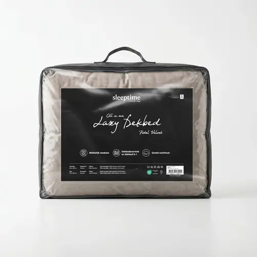 Sleeptime Lazy Dekbed Hotel Velvet Taupe