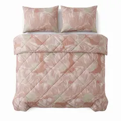 Dreamhouse Lazy dekbed Veer Terrcacotta Met kussensloop