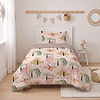 Sleeptime Lazy Kids Dekbed Dino Zand 140 x 200 + kussensloop