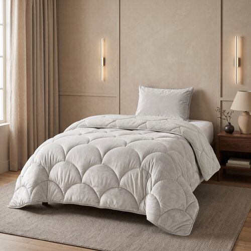 Sleeptime Lazy Teddy/Velvet Beige + kussensloop/kussenslopen