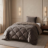 Sleeptime Lazy Teddy/Velvet  Taupe/Bruin + kussensloop/kussenslopen