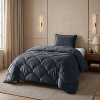 Sleeptime Lazy Teddy/Velvet Antraciet + kussensloop/kussenslopen