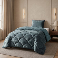 Sleeptime Lazy Teddy/Velvet Groen + kussensloop/kussenslopen