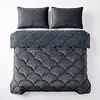 Sleeptime Lazy Teddy/Velvet  Antraciet + kussensloop/kussenslopen