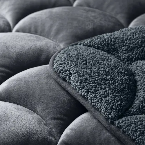Sleeptime Lazy Teddy/Velvet  Antraciet + kussensloop/kussenslopen