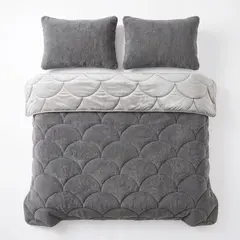 Sleeptime Lazy Teddy/Velvet Taupe/Grijs + kussensloop/kussenslopen