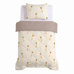 Sleeptime Lazy Kids Dekbed Giraf Beige 140 x 200 + kussensloop