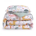 Sleeptime Lazy Kids Dekbed Paardjes Wit 140 x 200