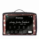 Sleeptime Lazy Kids Dekbed Hartjes Rood 140 x 200