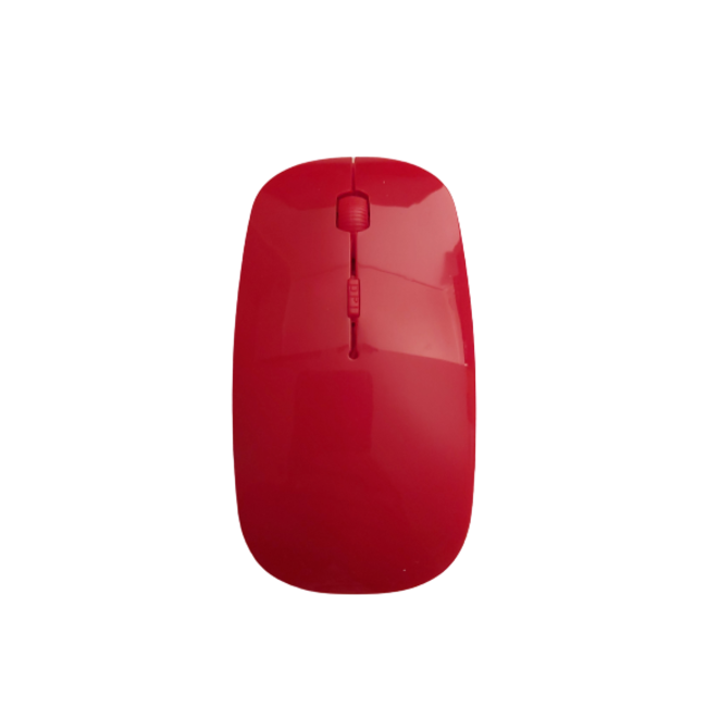 Muis met USB-ontvanger (rood)
