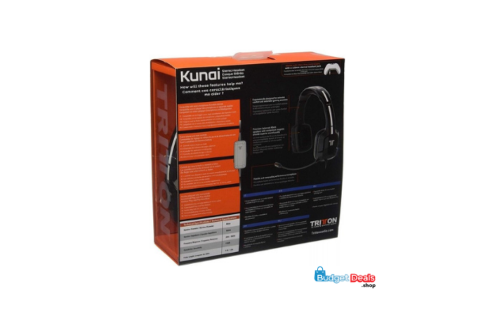 Tritton Kunai Stereo Headset Zwart